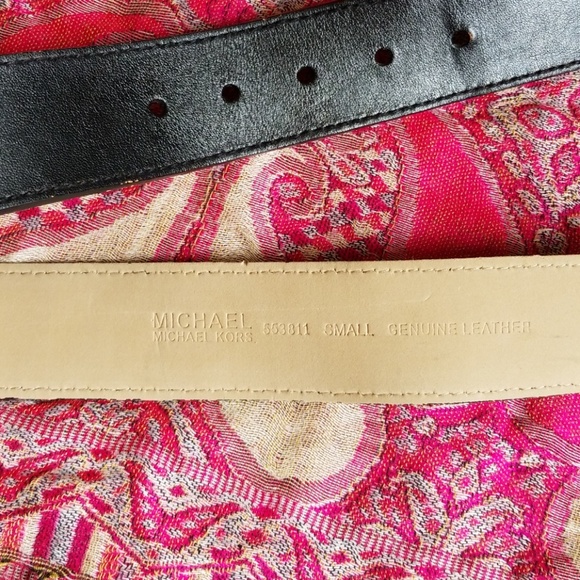 Michael Kors Black Genuine leather belt - Picture 5 of 5